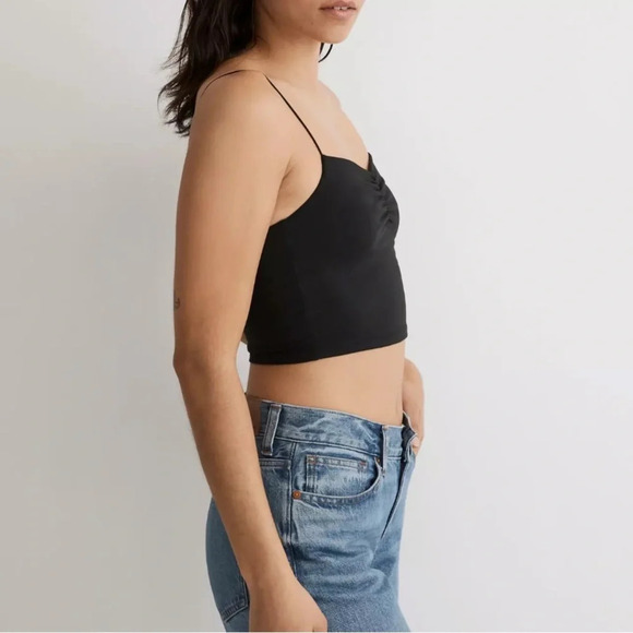 Madewell Flex Sweetheart Crop Tank Top XXS - Picture 5 of 7